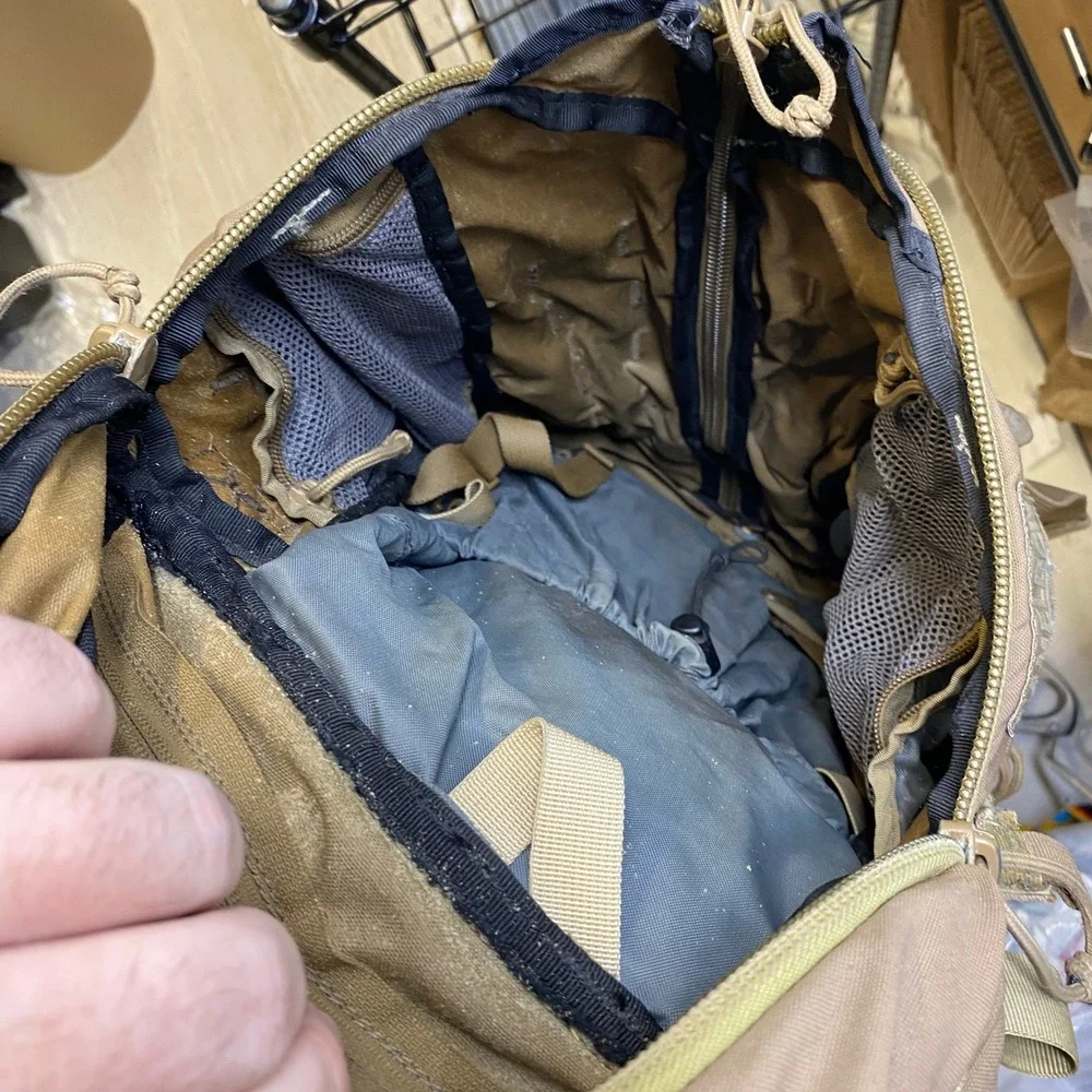 Camelbak Maximum Gear TriZip‎ Tactical Backpack Coyote Tan MOLLE Hiking Rucksack